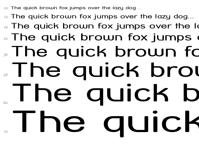 Street Corner font waterfall